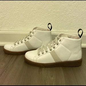 NWOB Blackstone genuine leather high top sneakers sz EU 37 US 7